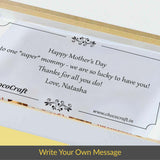 Personalised Chocolate Gift Box for Mother's Day (with Wrapped Chocolates)