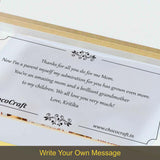 Unique Personalised Gift for Mother's Day (with Wrapped Chocolates)
