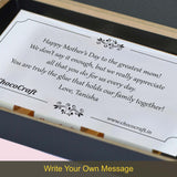 Special Mother's Day Chocolate Gift Box Personalised with Photo (with Wrapped Chocolates)