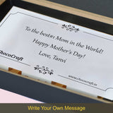 Floral Theme Personalised Mother's Day Gift (with Wrapped Chocolates)