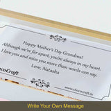 Personalised Mother's Day Gift for Grandma (with Wrapped Chocolates)