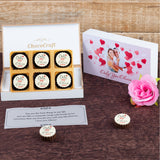Romantic Gift Box with Chocolates Personalized with Photo (with Printed Chocolates)