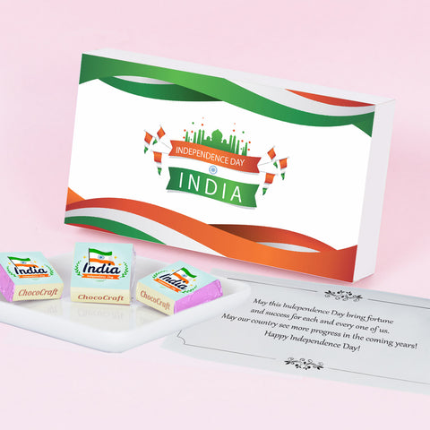Unique Independence Day Gift (with Wrapped Chocolates)