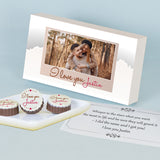 I Love You Chocolate Gift Box Personlized with Photo (with Printed Chocolates)