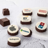 Corporate Diwali Gifts - 18 Chocolate Box - Middle Four Printed Chocolates (Sample)