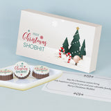 Snowy Christmas Design Gift Box with Printed Chocolates