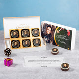 Photo Chocolate with Personalised Christmas Gift Box