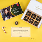 Photo Chocolate with Personalised Christmas Gift Box