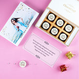 Beautiful Personalized New Year Gift with Printed Chocolates