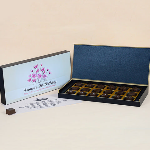 Birthday Return Gifts- 18 Chocolate Box - Assorted Chocolates (Sample)