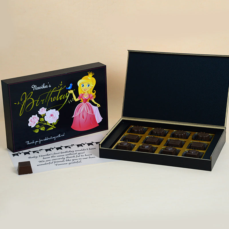 Birthday Return Gifts - 12 Chocolate Box - Assorted Chocolates (Sample)