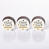 Sparkling Stars Design Thank You Gift Box with Printed Chocolates