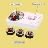 Photo Chocolate Personalised I Love You Gift (with Printed Chocolates)