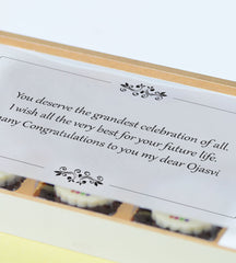Photo printed congratulations gift for best friend