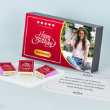 Birthday Gift Chocolate Box - Personalized with Photo (with Wrapped Chocolates)
