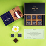 Elegant Personalized Birthday Gift Box (with Wrapped Chocolates)