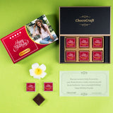 Birthday Gift Chocolate Box - Personalized with Photo (with Wrapped Chocolates)