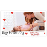 Hearts Theme Mother's Day Gift Personalised with Photo (with Wrapped Chocolates)
