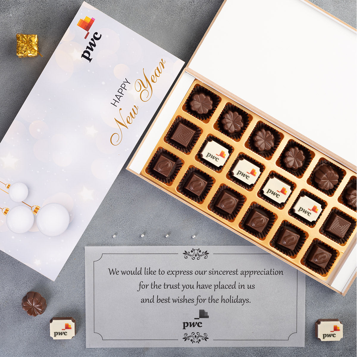 Unboxing experience showcases premium personalised corporate Christmas gifts impact